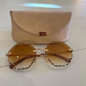 SOLD- Sunglasses Chloé Rosie CH0047S Round Beveled